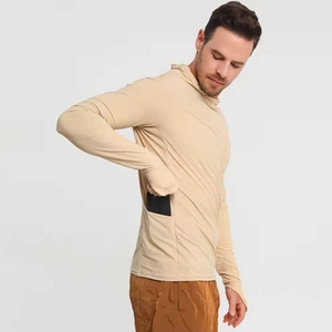 Sweat à capuche à séchage rapide imprimé par sublimation Spandex Polyester Wear Sweat à capuche Homme - Product Image 1