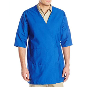 Catégorie de produits : Manteaux pour hommes, modèle RK sans col, style boucher - Product Image 3