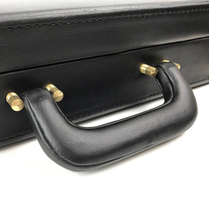 Étui à tablier Grand Lodge avec double serrure à combinaison en cuir véritable, étui rigide maçonnique, porte-documents Ronpex de qualité supérieure - Product Image 2