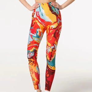Leggings de compresión para mujer, de cintura alta, con efecto levanta glúteos y push-up, para yoga, gimnasio y jogging. - Product Image 2