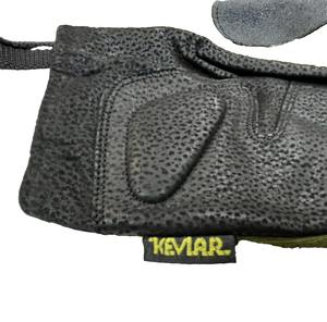 Gants en Kevlar cuir de vachette à grain supérieur naturel gants tactiques d'opérateur en cuir vert olive produit de sécurité résistant aux coupures avec les doigts complets - Product Image 5