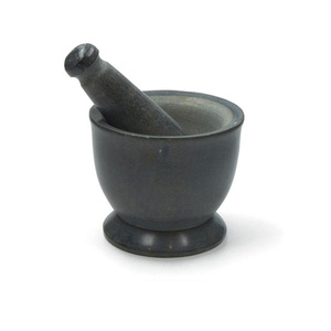 Huge Selling Customized Design Lightweight <b>Marble</b> Gray Soapstone <b>Mortar</b> <b>and</b> <b>Pestle</b> Set for Crushing <b>and</b> Grinding Ingredients - Product Image 3