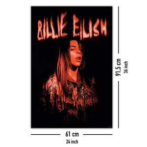 Billie Eilish Paper <b>Poster</b> for Wall Decor - Product Image 5