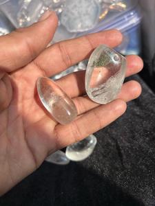 Quartz clair sculpté à la main en gros pierre précieuse de cristal poli pour la décoration de la maison et la guérison pour les cadeaux - Product Image 5