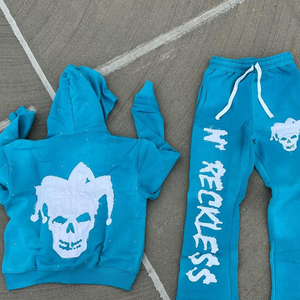 Chándales de hombre DTG DTF estampado casual jogging outfit slim fit de dos piezas gimnasio chándal Atlético poliéster entrenamiento 2025 - Product Image 4