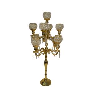 Attrayant élégant concepteur décoration de fête de mariage 5 bras bougeoir pour restaurant sol décoratif bougeoir - Product Image 6