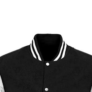 Chaquetas Varsity de Piel de Oveja de Alta Calidad Anti-UV para Hombre y Mujer, Nuevo Estilo con Cuello Alto, Todas las Tallas y Colores, Lana de Baja Densidad - Product Image 3