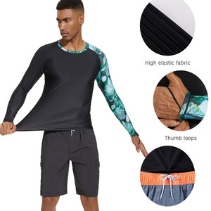 Ultimate Comfort Hombres Nylon Rash Guard Loose Fit Quick Dry Manga larga Ropa deportiva Tamaño adulto para MMA - Product Image 5
