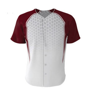 Qualité supérieure Conception personnalisée Nouveau style de maillot de baseball pour hommes de couleur unie Offre Spéciale en vente en ligne à un prix abordable - Product Image 4