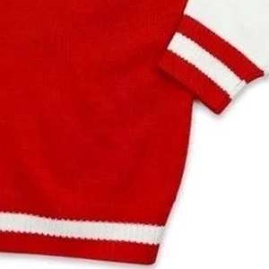 Suéter de Punto con Cuello en V para Mujer, Lana/Acrílico, Suave y Elegante, Estilo Pullover, Anti-Pilling, Transpirable, para Uso Casual en Invierno - Product Image 5