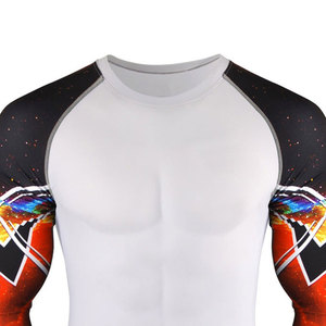Camisetas de Compresión Sólidas de Nuevo Diseño, Venta Directa de Fábrica, Ropa Deportiva para Hombre, Color Personalizado, Mejor Precio, Personalizadas - Product Image 4