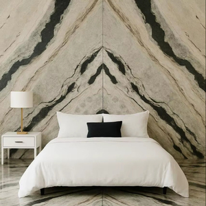 แผ่นหินอ่อนสีขาวแพนด้าแผ่นหินอ่อนสีขาวอินเดียหนา20มม. และ30มม. - Product Image 1