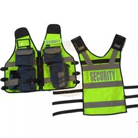 Gilet de sécurité haute visibilité réfléchissant pour le travail, détection des aiguilles, fusion sans couture, 100% polyester, maille de protection, uniforme
