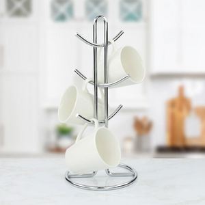 New metal mug stand coffee mug holder for home kitchenware hotel tabletop kitchen counter made in india wholesale hot sell 2023 - Product Image 2