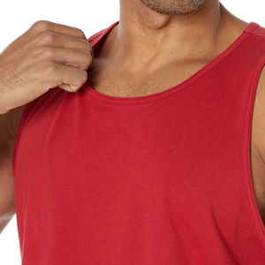 Débardeur en coton/polyester tricoté pour homme, design personnalisé, anti-boulochage, vêtements de fitness de haute qualité, export en gros - Product Image 3