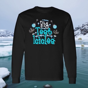 Camiseta de manga larga para natación en hielo con diseño de disfraz de Oso Polar 2022, producto promocional de la categoría Big Test Icicles - Product Image 1