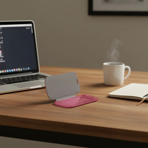 Funda con tapa rosa para Samsung I8190 Galaxy S3 Mini, elegante funda tipo libro - Product Image 3