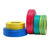 Câble de câblage d'alimentation électrique à noyau unique en cuivre ODM OEM d'usine BVR/BV 2.5mm-10mm Construction de fils/câbles électriques flexibles