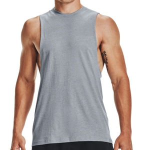 เสื้อกล้ามผู้ชายคุณภาพสูง ระบายอากาศได้ดี แห้งเร็ว เป็นมิตรกับสิ่งแวดล้อม ผ้าถักทอ 100% ผ้าฝ้าย สไตล์ลำลอง ราคาประหยัด เหมาะสำหรับวิ่ง - Product Image 1