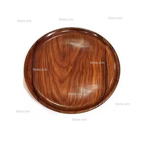 Tendance Design Bois Sous Plaque Plaque De Chargeur De Forme Ronde De Qualité Supérieure Plaque De Présentation Au Prix Le Plus Bas - Product Image 3