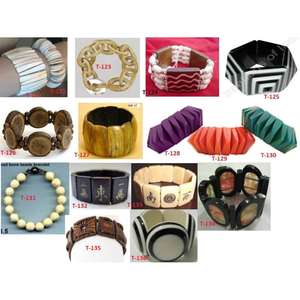 Bracelets culturels Rajasthani multicolores à la mode pour filles, design unique personnalisé, style bracelet en corne d'os, pour femmes uniquement - Product Image 6