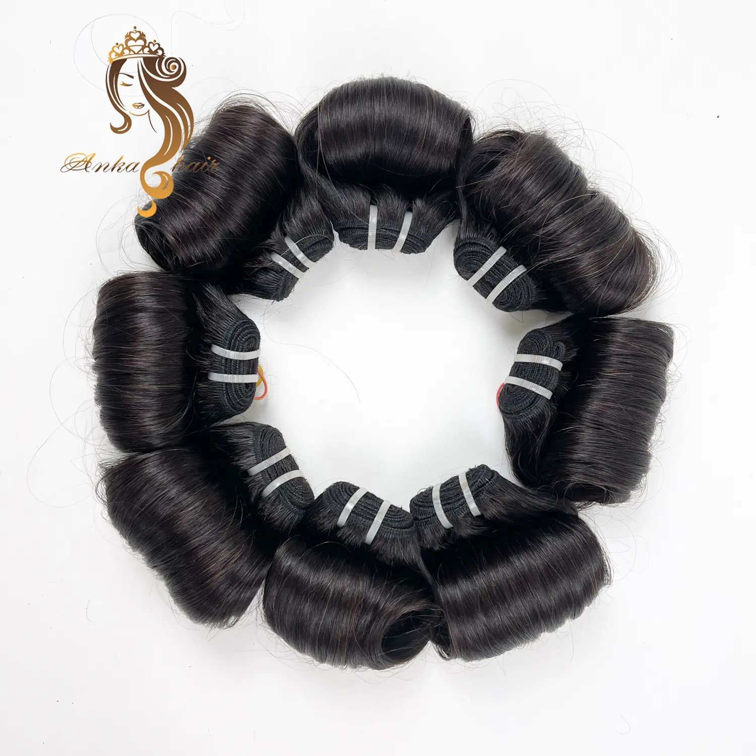 100% Human Hair Egg Curl - Human Hair Extension Virgin Hair from AnkaHair Vietnam Asian