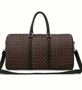 กระเป๋ากีฬาทรงดัฟเฟิลความจุขนาดใหญ่กระเป๋าเดินทางหนังเทียมใส่ได้อเนกประสงค์กระเป๋าเดินทางธุรกิจมีสไตล์ - Product Image 5