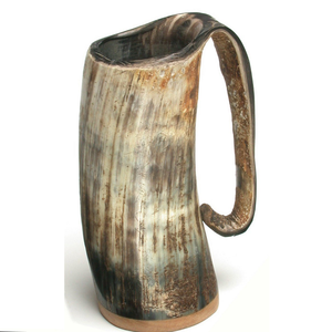 Taza para beber de cuerno de buey de gran capacidad con logotipo personalizado 100 tazas de cuerno para beber hechas a mano puras naturales precio bajo - Product Image 1