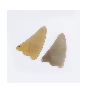 Herramienta de masaje facial de cuerno de búfalo Natural, herramienta de masaje de raspado Gua Sha, artesanías de alta calidad para músculos de la India - Product Image 3