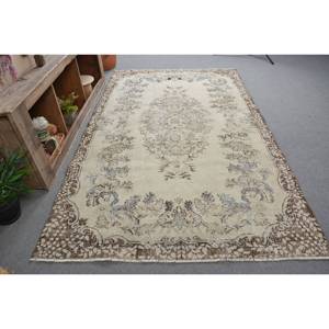 Clásico Beige marrón 5,4X8,9 pies Vintage alfombra turca Imitación Piel de conejo látex nuevo Patchwork rectángulo alfombras de pasillo para cabecera - Product Image 3