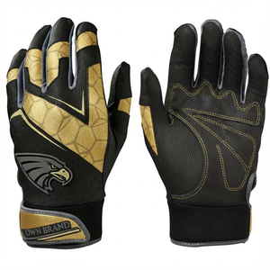 ผู้ผลิตถุงมือตีซอฟต์บอลหนังแพะพิมพ์ลายเอง ถุงมือตีซอฟต์บอลมืออาชีพ น้ำหนักเบา ทันสมัย กันลื่น - Product Image 3