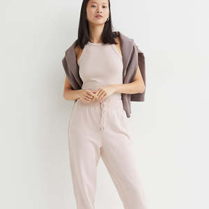 กางเกงลำลองผู้หญิงผ้าแคนวาส 100% ผ้าฝ้าย แฟชั่นขายส่งสำหรับฤดูหนาว ซักง่าย เป็นมิตรกับสิ่งแวดล้อม - Product Image 1