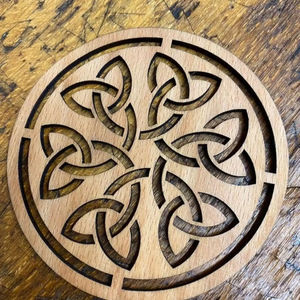 Sous-verre personnalisé en pierre carrée Mdf avec panneau dur de sublimation 3.75 écologique moderne avec sous-verre arrière en liège - Product Image 3