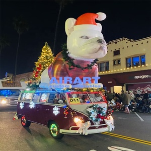 Phản hồi của khách hàng Inflatable giáng sinh Puppy, lễ hội <span class=keywords><strong>Float</strong></span> diễu hành Inflatable phim hoạt hình con chó bóng cho bên tổ chức sự kiện hiển thị - Product Image 6