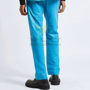 Pantalon en cuir décontracté pour hommes de haute qualité Top vente taille moyenne Streetwear couleur unie avec la dernière décoration hiver léger - Product Image 5