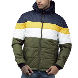 Veste chaude d'hiver pour hommes avec logo personnalisé gratuit Manteaux imperméables en duvet de canard Veste coupe-vent matelassée à bulles Veste en duvet Softshell Vestes - Product Image 1