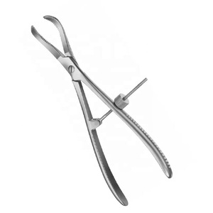 Pinzas de sujeción de hueso Langenbeck Rectas 205 mm 8 "Ancho 11 mm Pinzas de sujeción de hueso de acero inoxidable reutilizables no estériles - Product Image 1