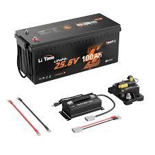แบตเตอรี่ LiFePO4 100Ah 24V ใหม่เอี่ยม2560Wh แบตเตอรี่ลิเธียมแบบรอบลึก - Product Image 3