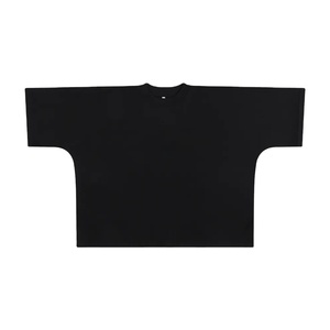 Camiseta Negra Personalizada para Hombre, 100% Algodón, Corte Cuadrado de Alta Calidad, Sin Costuras y Mangas Cortas, Estilo Casual con Logotipo Impreso - Product Image 1