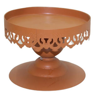 ชั้นวางเค้กเหล็กสีน้ำตาลดีไซน์ทันสมัยสำหรับห้องครัวและโต๊ะ - Product Image 1