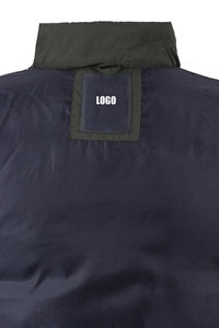 Chaqueta acolchada con capucha Jacquard personalizada para hombres y mujeres exquisito patrón de bordado Vintage en tela de lona directo de fábrica - Product Image 4