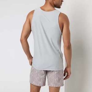 Débardeur de sport uni et respirant pour homme, pour entraînement, pour musculation, séchage rapide - Product Image 4