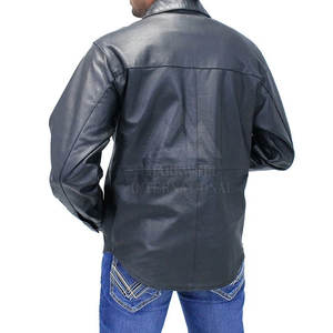 Service OEM, chemises en cuir pour hommes à séchage rapide, best-seller, design personnalisé, meilleur prix, chemises en cuir pour hommes - Product Image 2