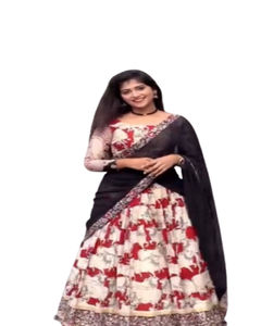 Indian Vintage Trending Women's Faux Georgette Sari Sequence Work Beautiful Designer Winter Wedding Party Wear Precio al por mayor - Product Image 1