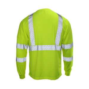 Camisa de uniforme de trabajo de alta visibilidad personalizada camisa de hombre de manga larga de construcción de seguridad reflectante de seguridad - Product Image 3