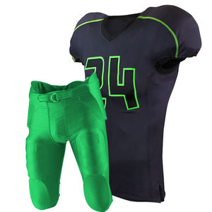 Vente en gros uniformes de football américain nouveau style fabriqué en usine qualité pure respirant manches courtes vente chaude prix tendance - Product Image 6