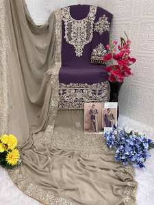 Salwar Kameez de calidad superior para mujer con bordado de estampado floral y tela suave para la piel a precios de mayorista - Product Image 5