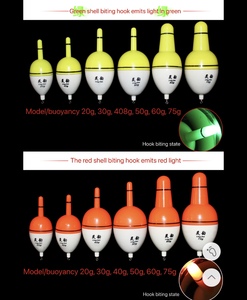 Fabricantes Venta directa mar pesca flotador plástico impermeable forma ovalada LED plástico electrónico pesca deriva para la noche - Product Image 5