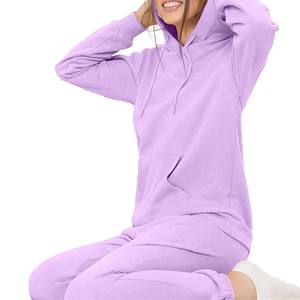 Ropa personalizada chándal mujer chándal última moda mujer chándal 100% algodón de gran tamaño diseño superior Casual cómodo - Product Image 3