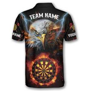 Maillot de darts personnalisé en sublimation intégrale, tissu résistant à la décoloration avec contrôle de l'humidité pour un confort et un style maximum - Product Image 3